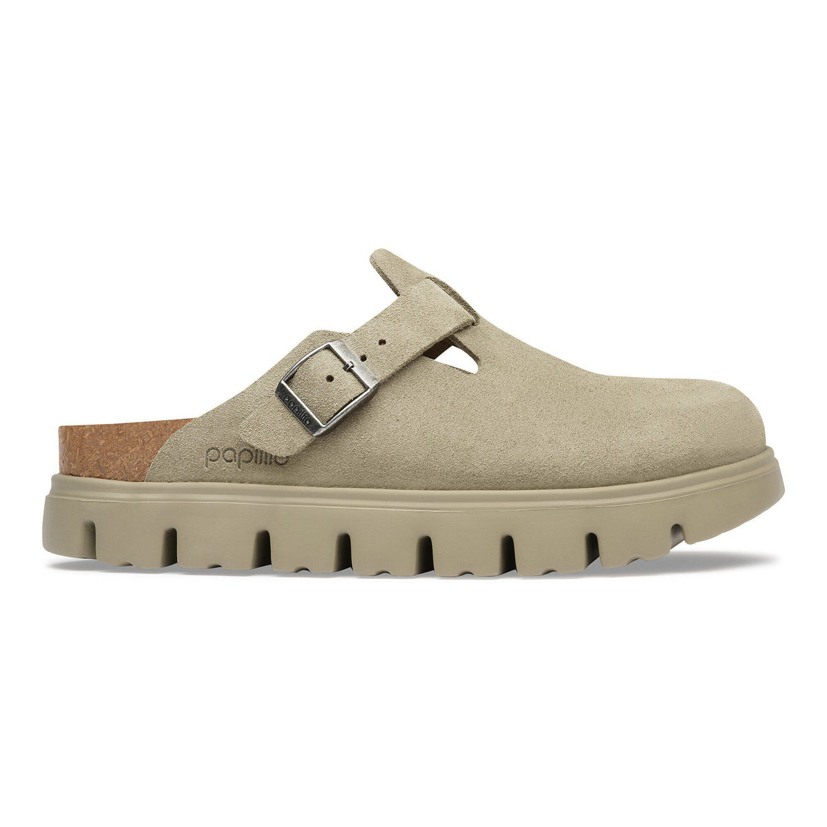 Boston Chunky Suede Leather - Taupe