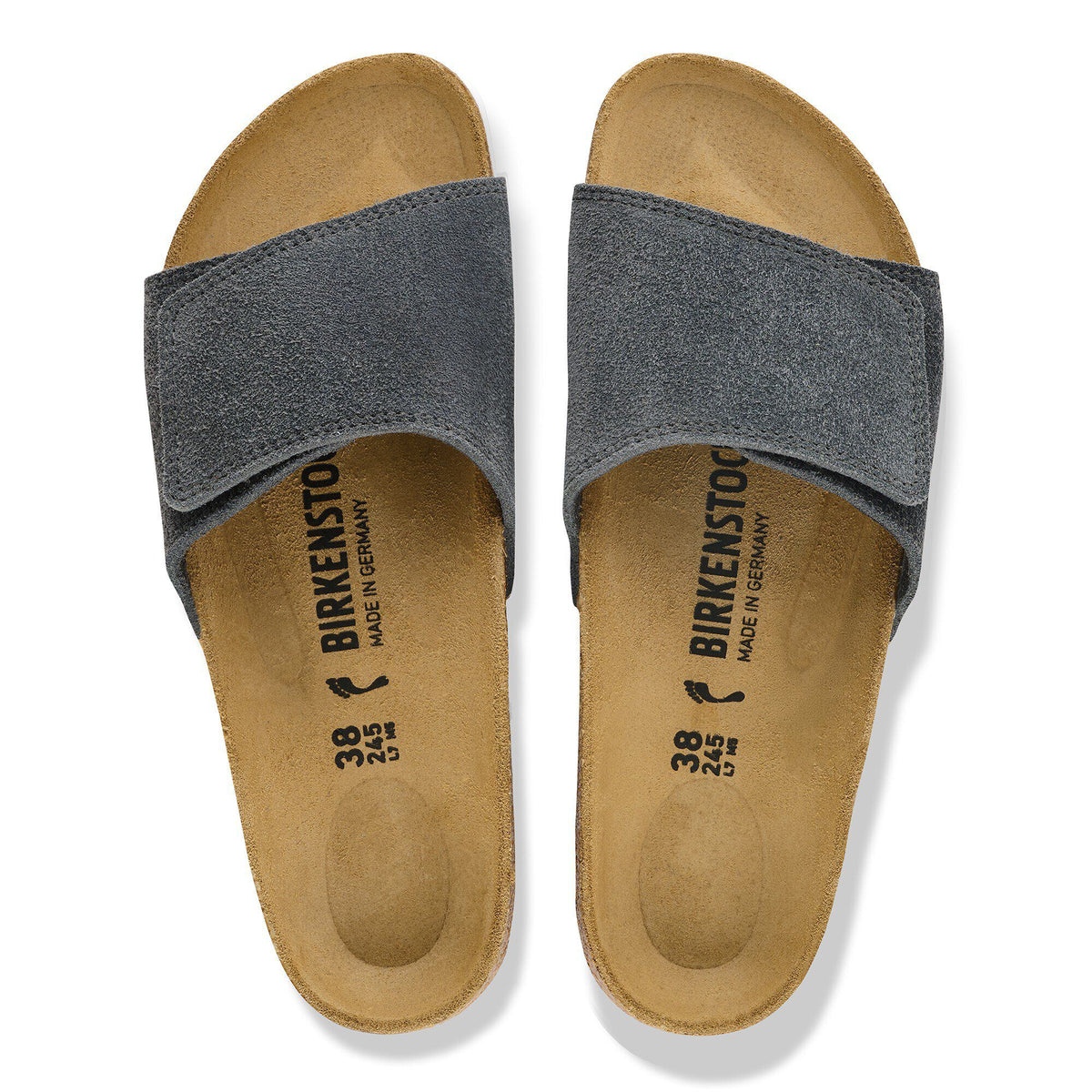 Sylt Suede Leather - Charcoal