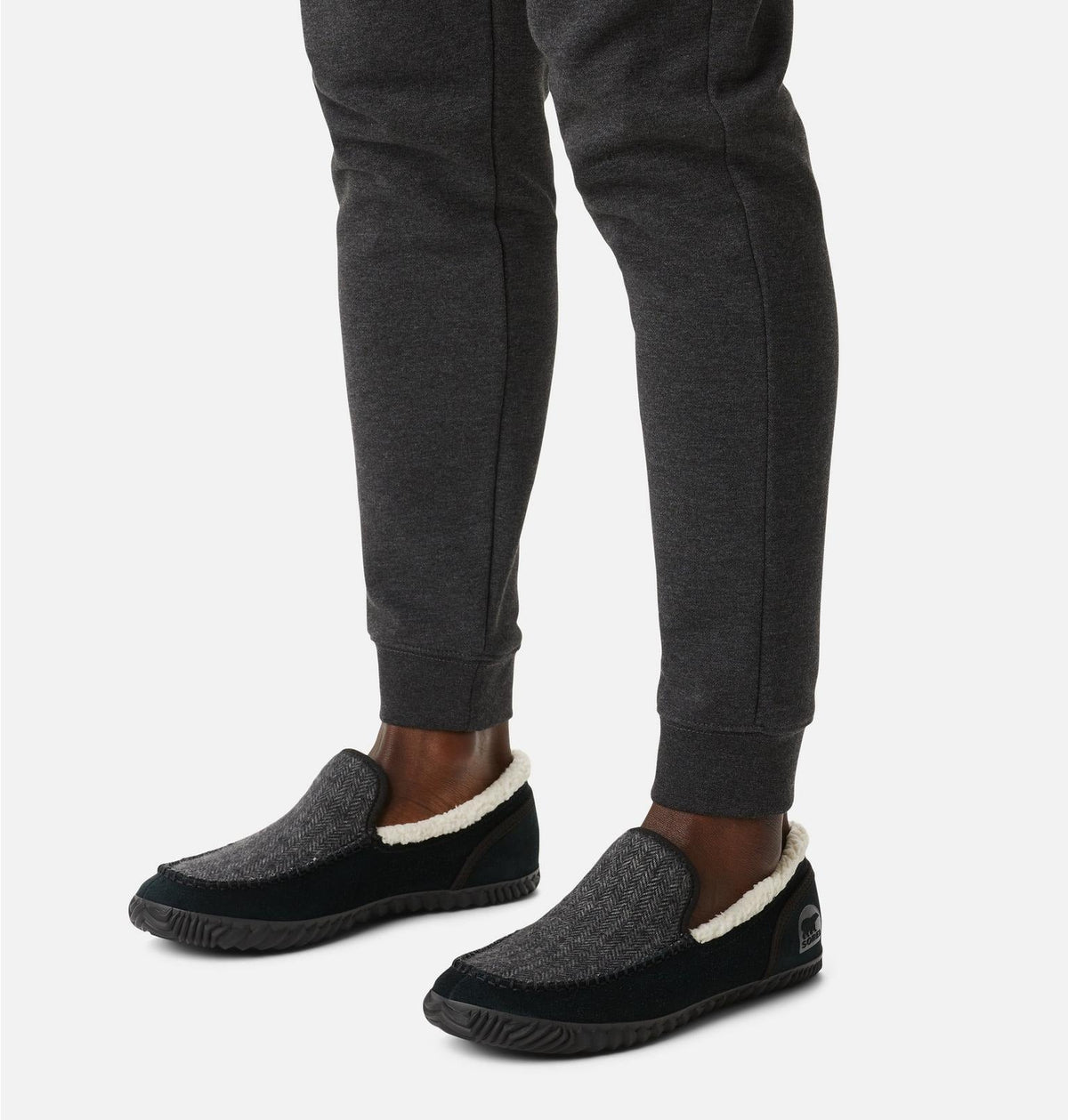 SOREL DUDE MOC™ Men's Slipper - Grill, Black