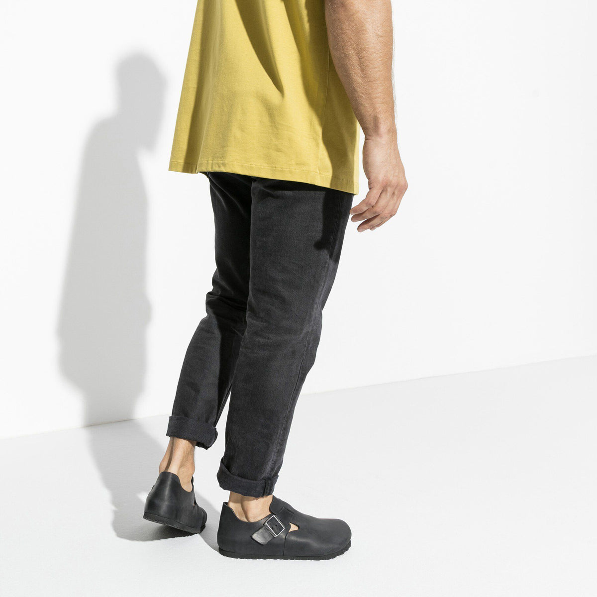London Natural Leather Oiled - Black