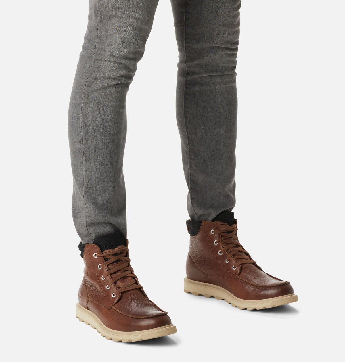 Madson™ II Moc Toe Men's Waterproof Boot - Gaucho Tan, Oatmeal