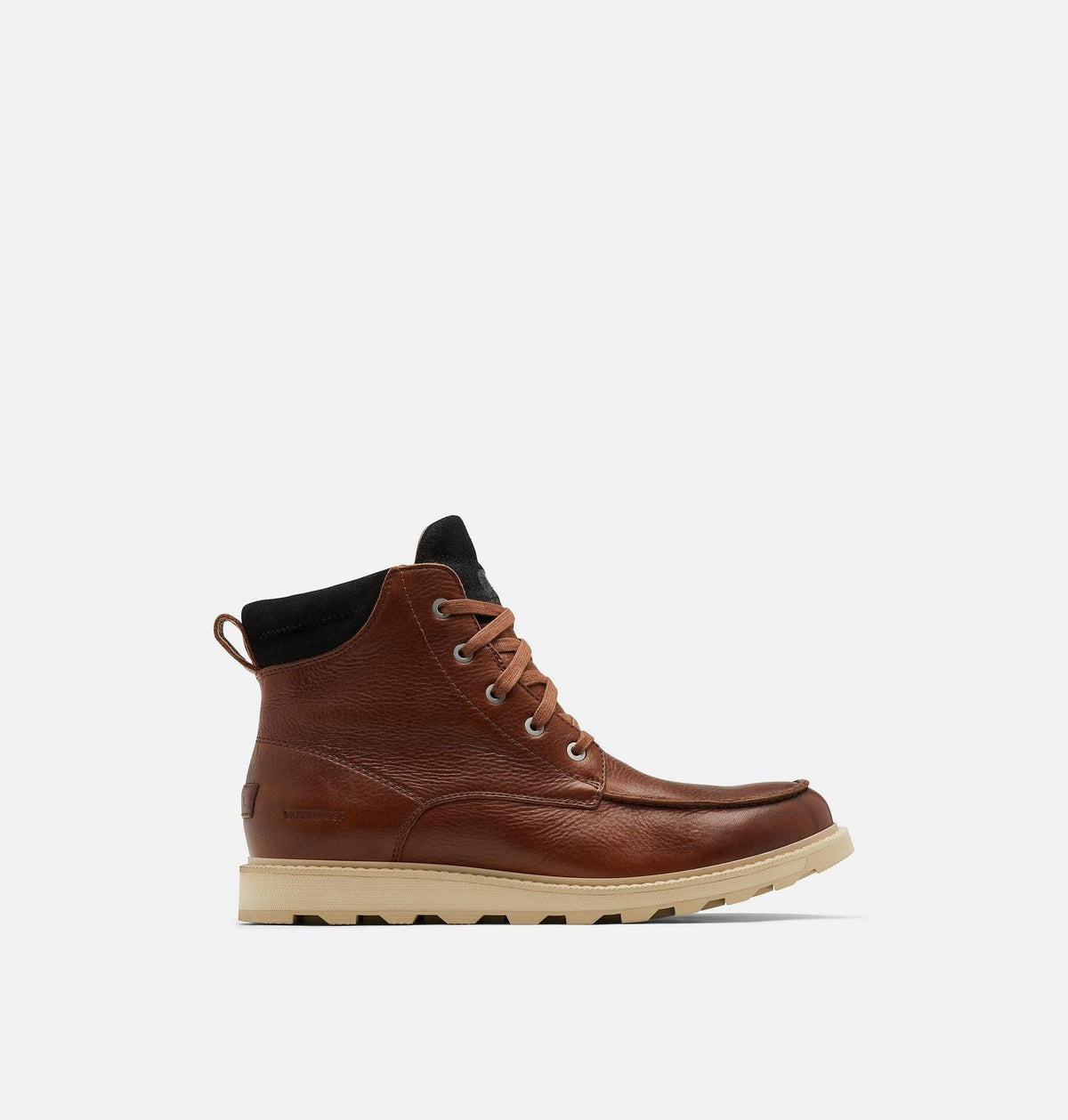 Madson™ II Moc Toe Men's Waterproof Boot - Gaucho Tan, Oatmeal