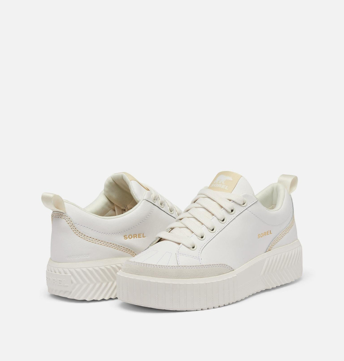 Ona Ave™ Low Waterproof Women's Sneaker - Sea Salt, Bleached Ceramic
