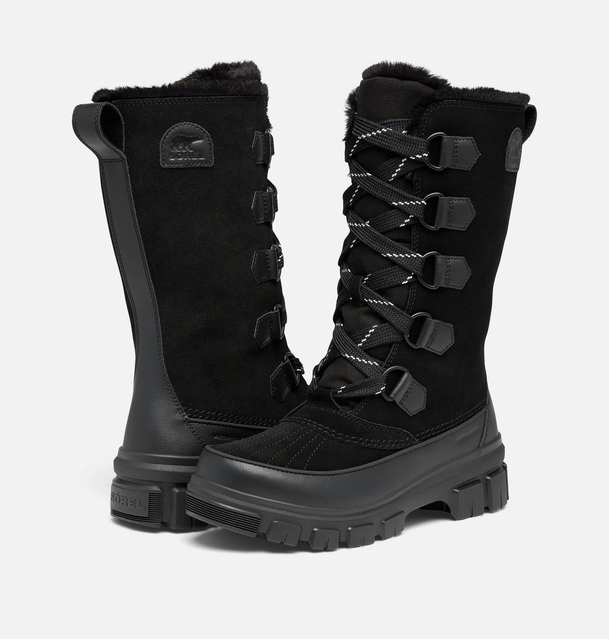 Tivoli™ V Tall Women's Winter Boot - Black, Natural