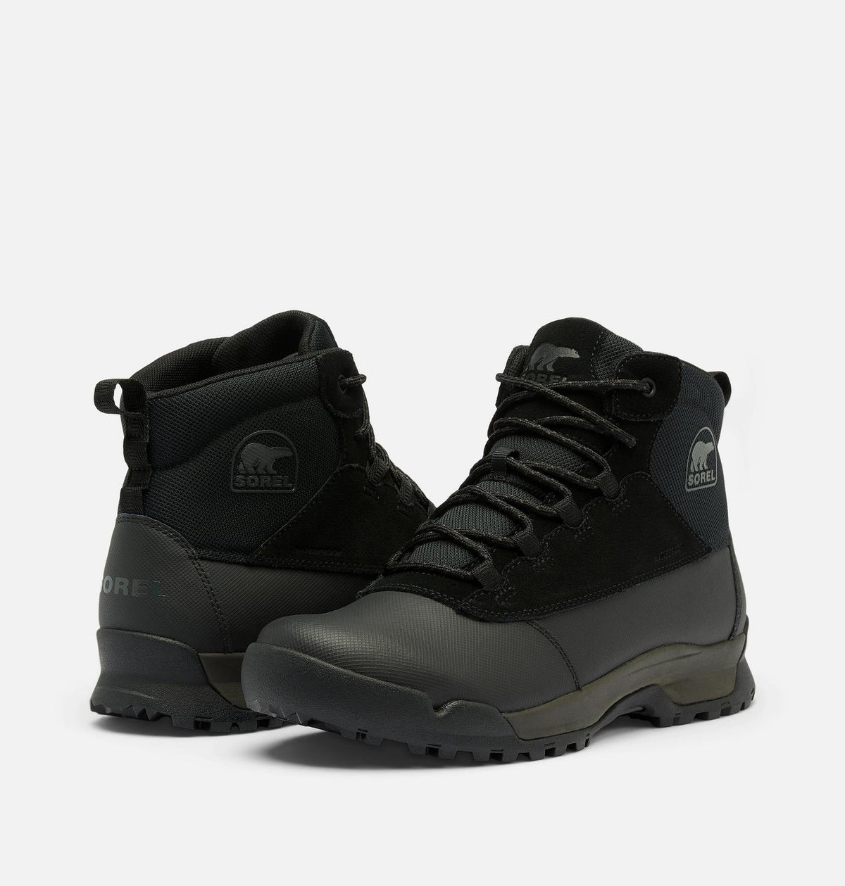 BUXTON™ Lite Lace Plus Men's Waterproof Boot - Black, Black