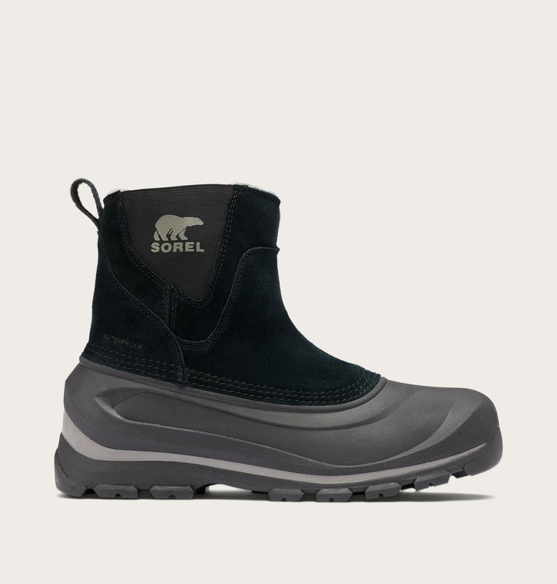 BUXTON™ Pull On Men's Waterproof Boot - Black, Quarry