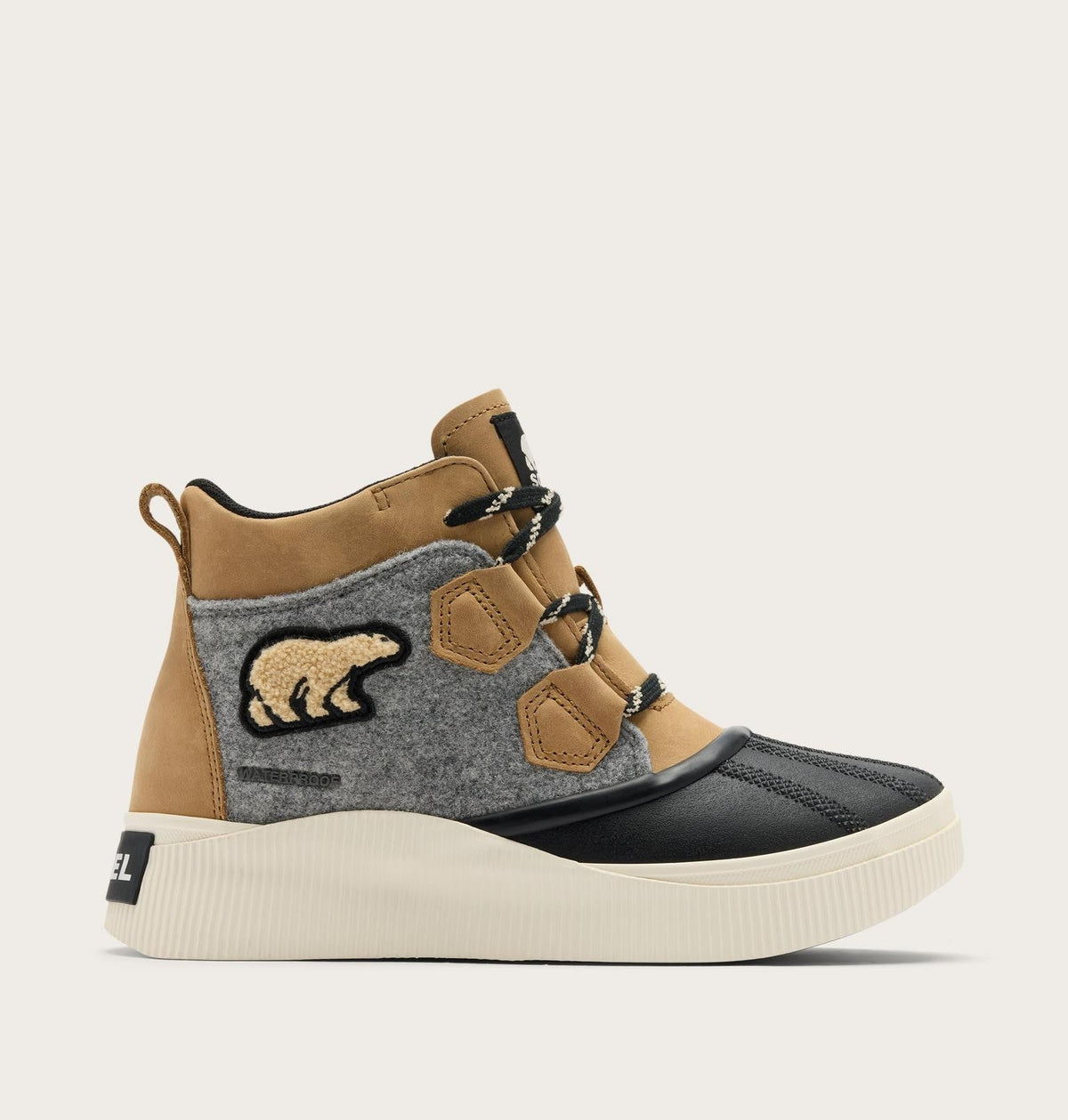 Out N About™ IV Classic Women's Waterproof Boot - Caribou Buff, Black