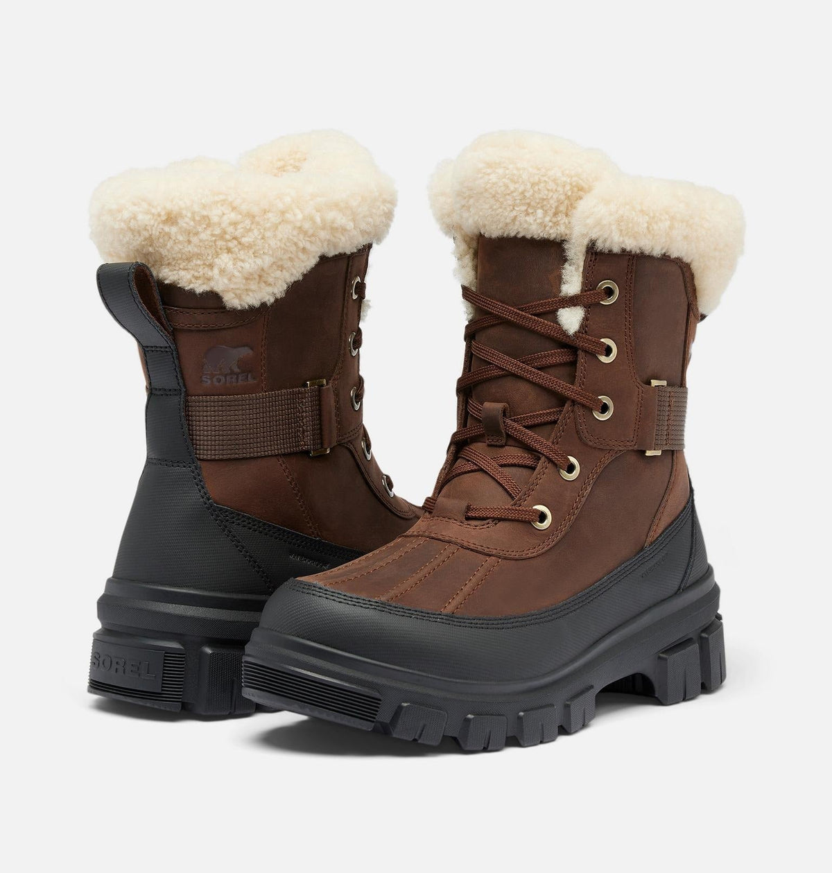 TIVOLI™ V Parc Women's Waterproof Boot - Tobacco, Black