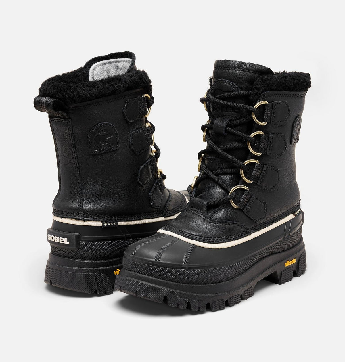 Caribou Horizon™ GTX Women's Winter Boot - Black, Honey White