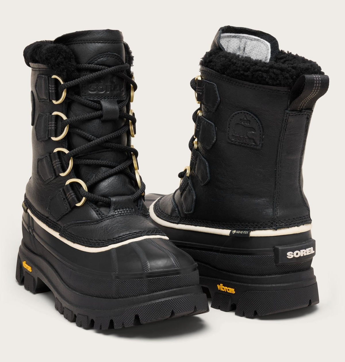 Caribou Horizon™ GTX Women's Winter Boot - Black, Honey White