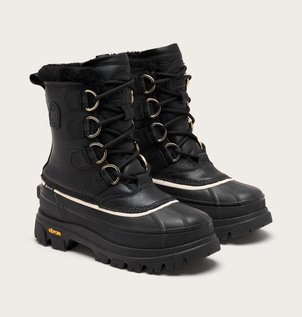 Caribou Horizon™ GTX Women's Winter Boot - Black, Honey White