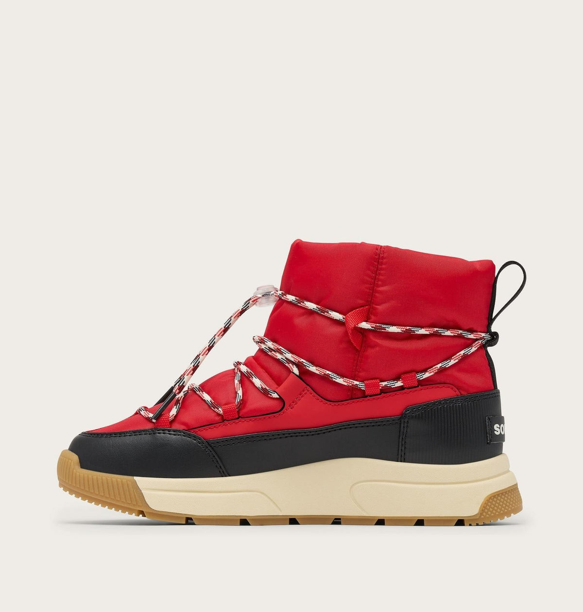 WHITNEY™ III Women's Waterproof Slip-On Boot - Bright Red, Black