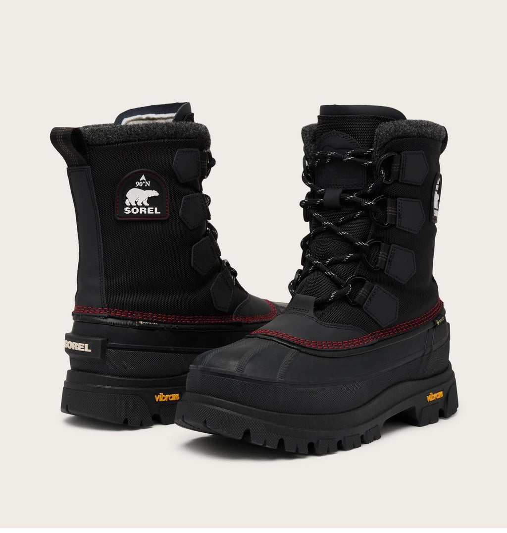 Caribou Horizon™ GTX Men's Winter Boot - Black, Bright Red
