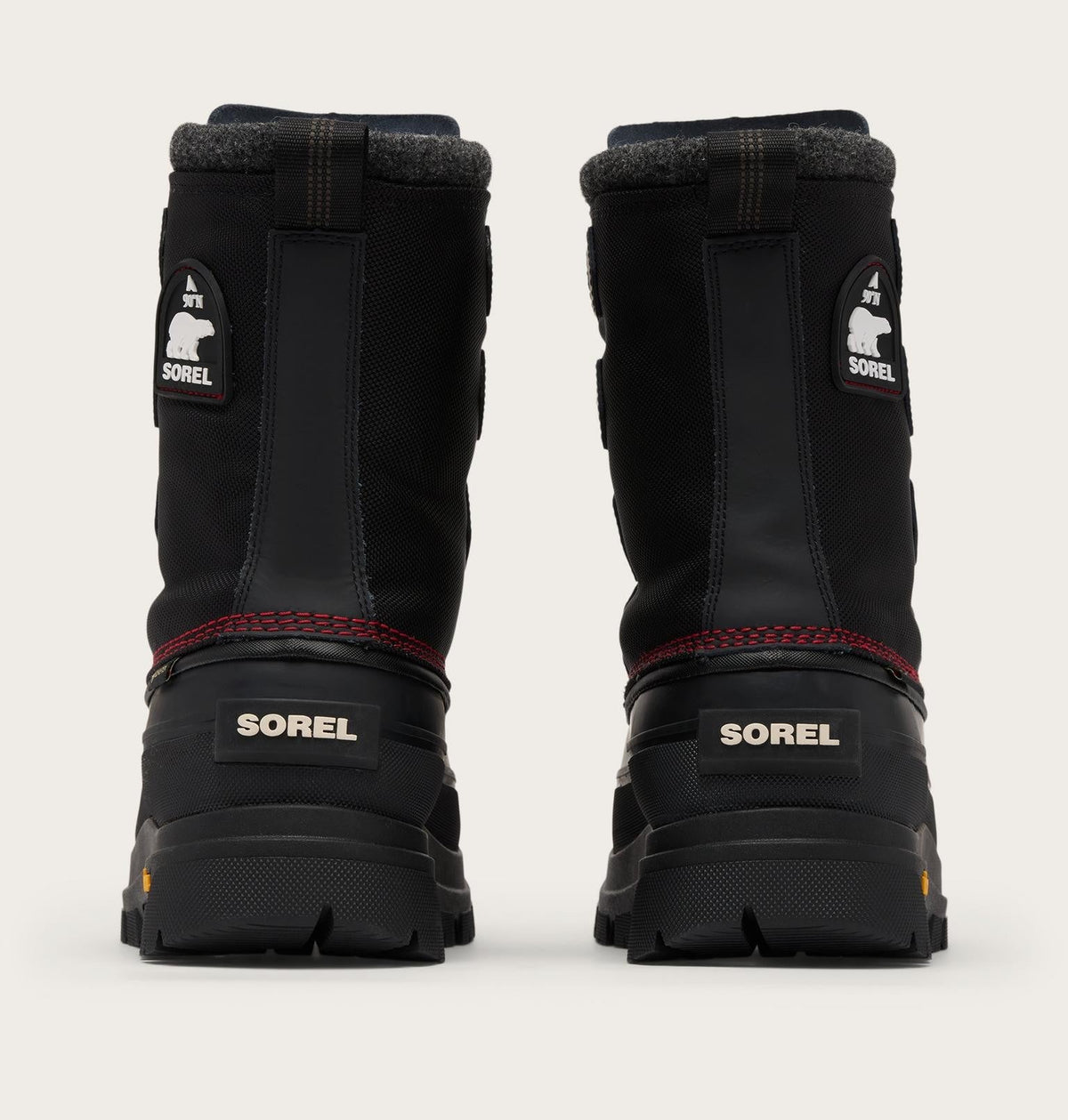 Caribou Horizon™ GTX Men's Winter Boot - Black, Bright Red