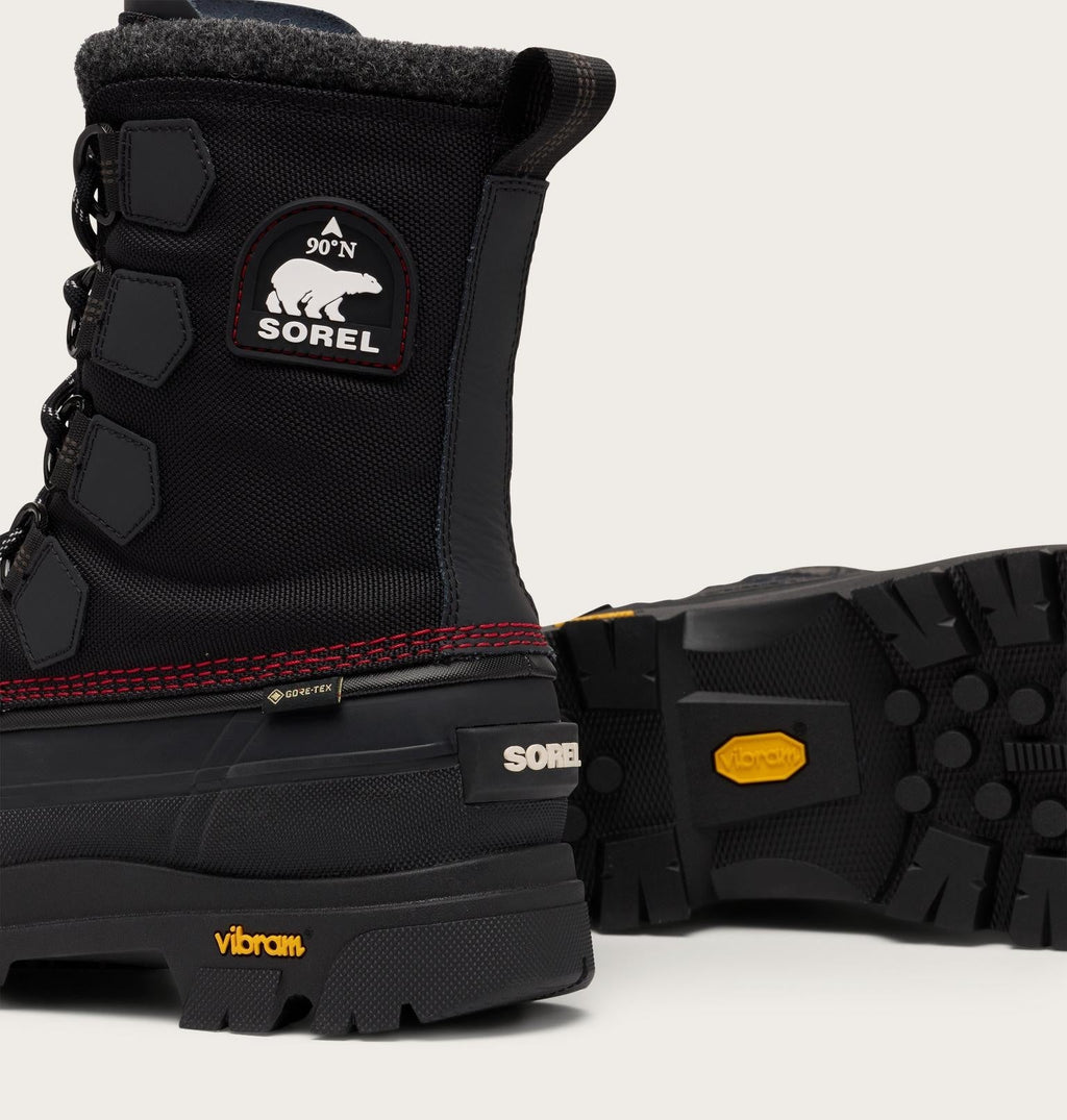 Caribou Horizon™ GTX Men's Winter Boot - Black, Bright Red