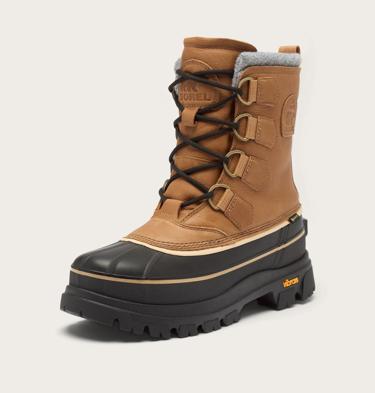 Caribou Horizon™ GTX Men's Winter Boot - Caribou Buff, Black