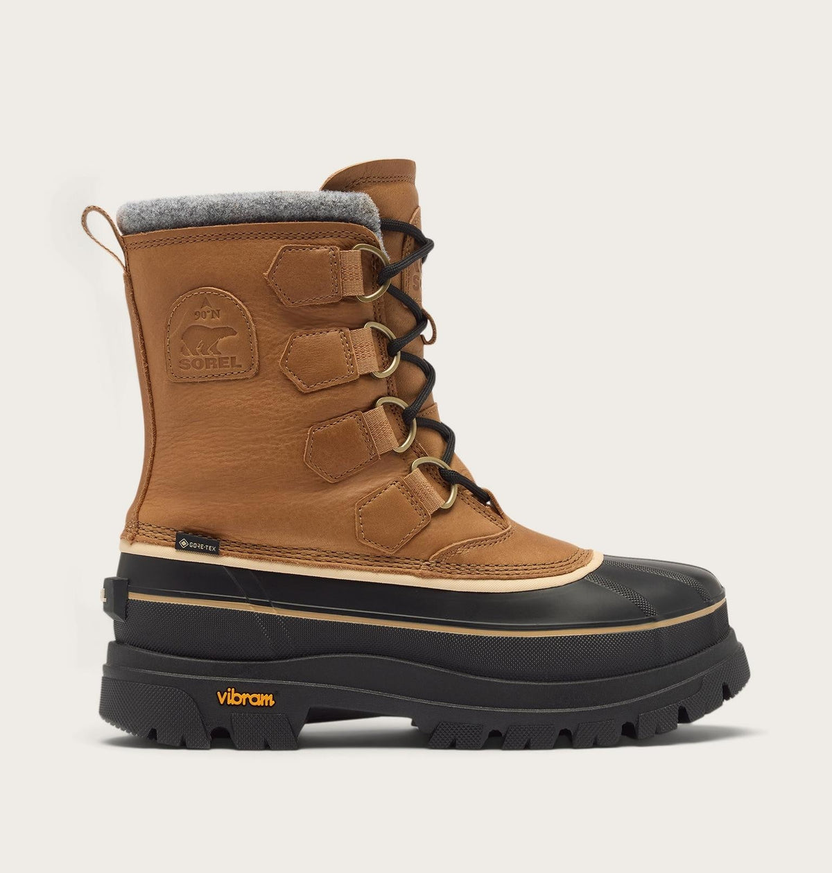 Caribou Horizon™ GTX Men's Winter Boot - Caribou Buff, Black