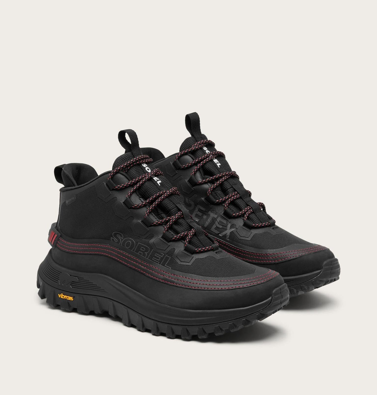 CALLSIGN HORIZON™ MID GTX Men's Waterproof Sneaker - Black, Bright Red