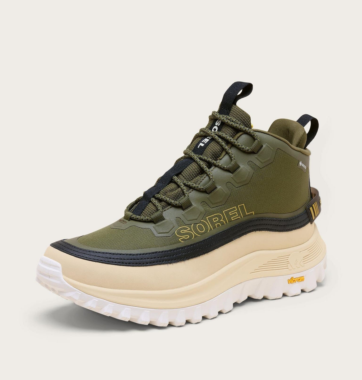 CALLSIGN HORIZON™ MID GTX Men's Waterproof Sneaker - Utility Green, Honey White