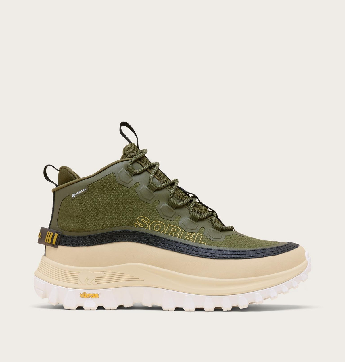 CALLSIGN HORIZON™ MID GTX Men's Waterproof Sneaker - Utility Green, Honey White