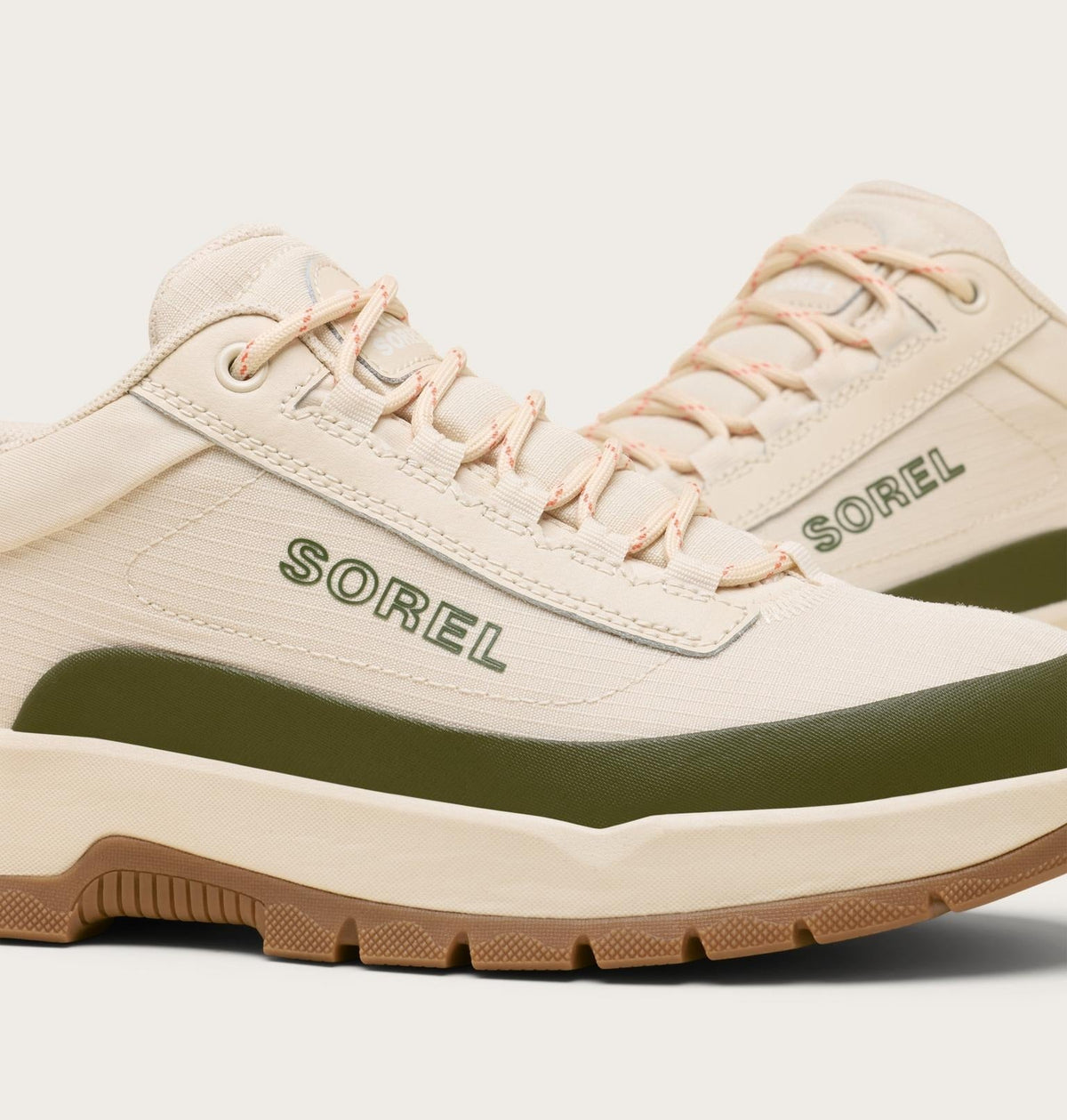 Outing NW™ Low Men's Sneaker - Bleached Ceramic, Utility Green