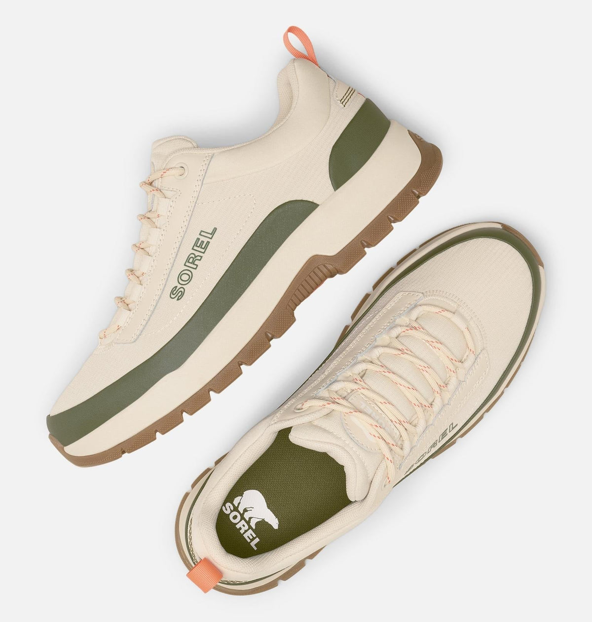 Outing NW™ Low Men's Sneaker - Bleached Ceramic, Utility Green