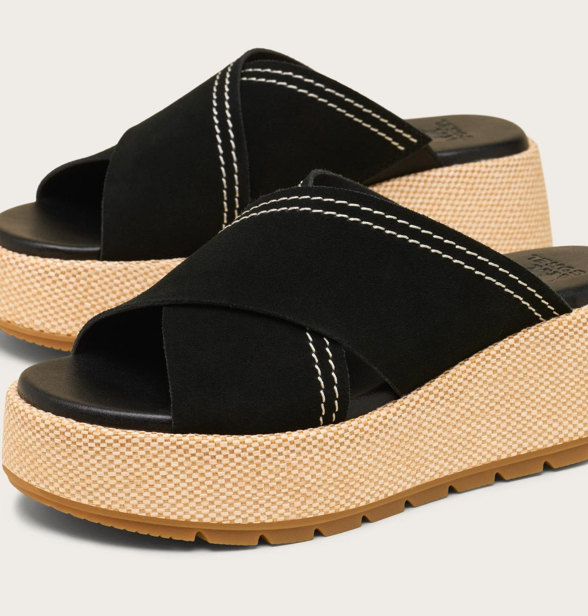 Sunpeak™ Platform Slide Women's Sandal - Black, Gum 2