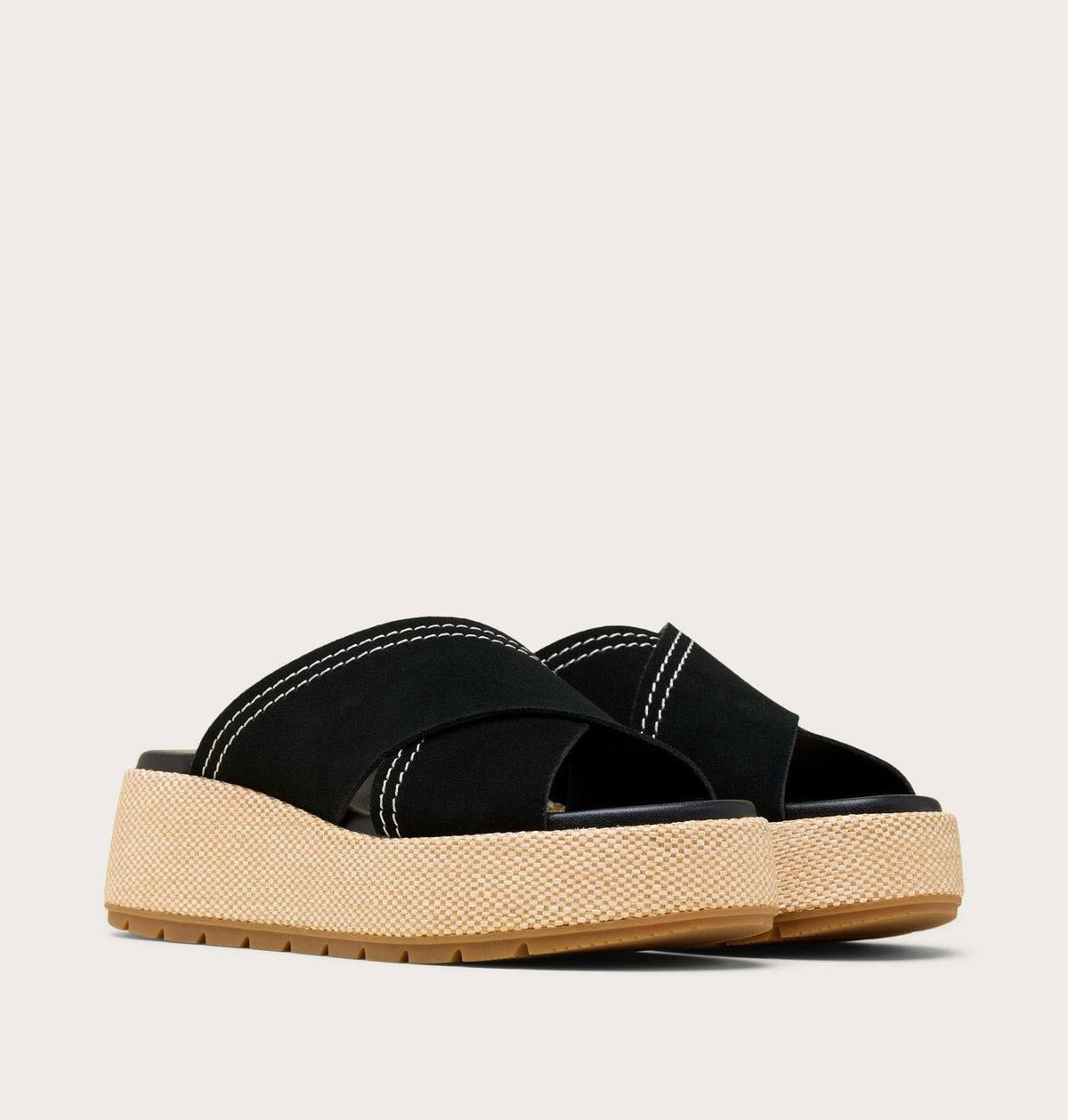 Sunpeak™ Platform Slide Women's Sandal - Black, Gum 2