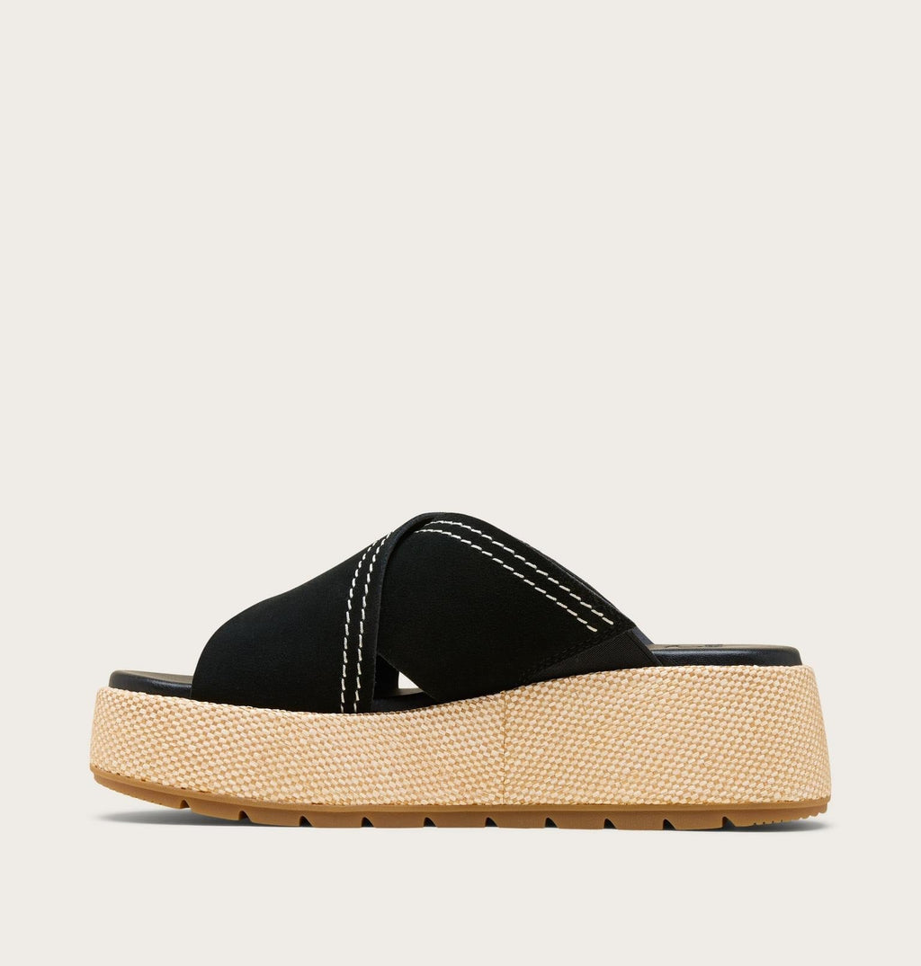 Sunpeak™ Platform Slide Women's Sandal - Black, Gum 2