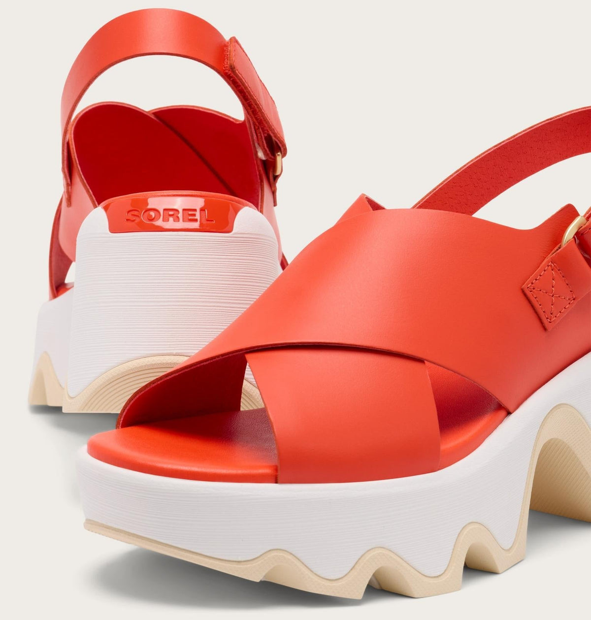 Kinetic™ Aura Slingback Women's Sandal - Crimson Fire, Honey White