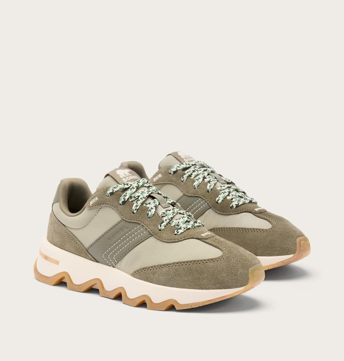 Kinetic™ Ember Women's Sneaker - Stone Green, Dusty Twill