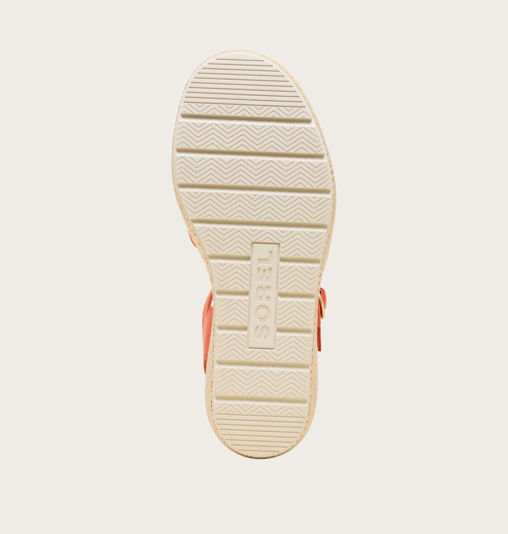 Sunpeak™ Wedge Ankle Strap Women's Sandal - Crimson Fire, Chalk