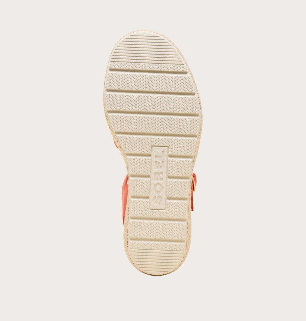 Sunpeak™ Wedge Ankle Strap Women's Sandal - Crimson Fire, Chalk