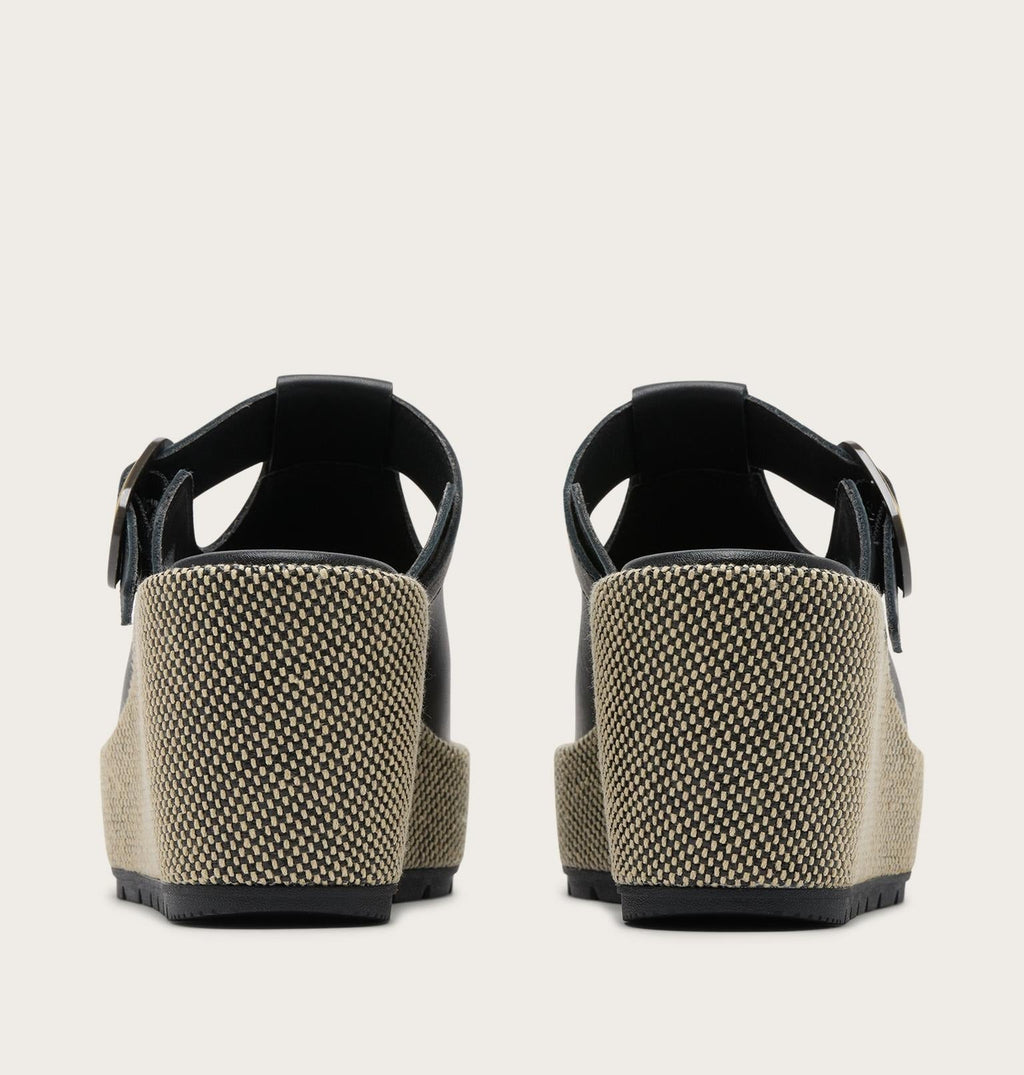 Sunpeak™ Wedge Slide Women's Sandal - Black, Natural