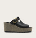 Sunpeak™ Wedge Slide Women's Sandal - Black, Natural