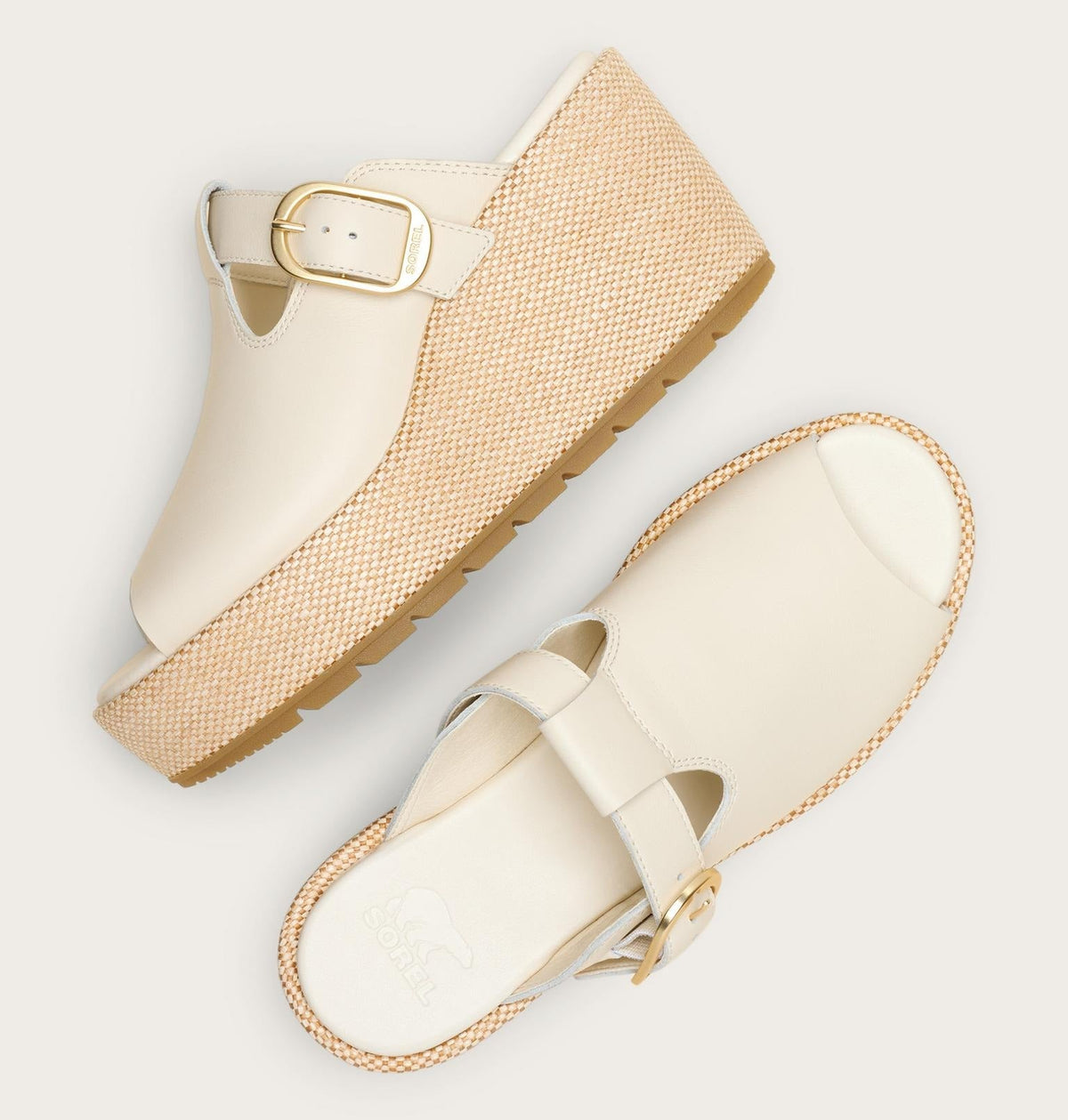 Sunpeak™ Wedge Slide Women's Sandal - Chalk, Gum 16