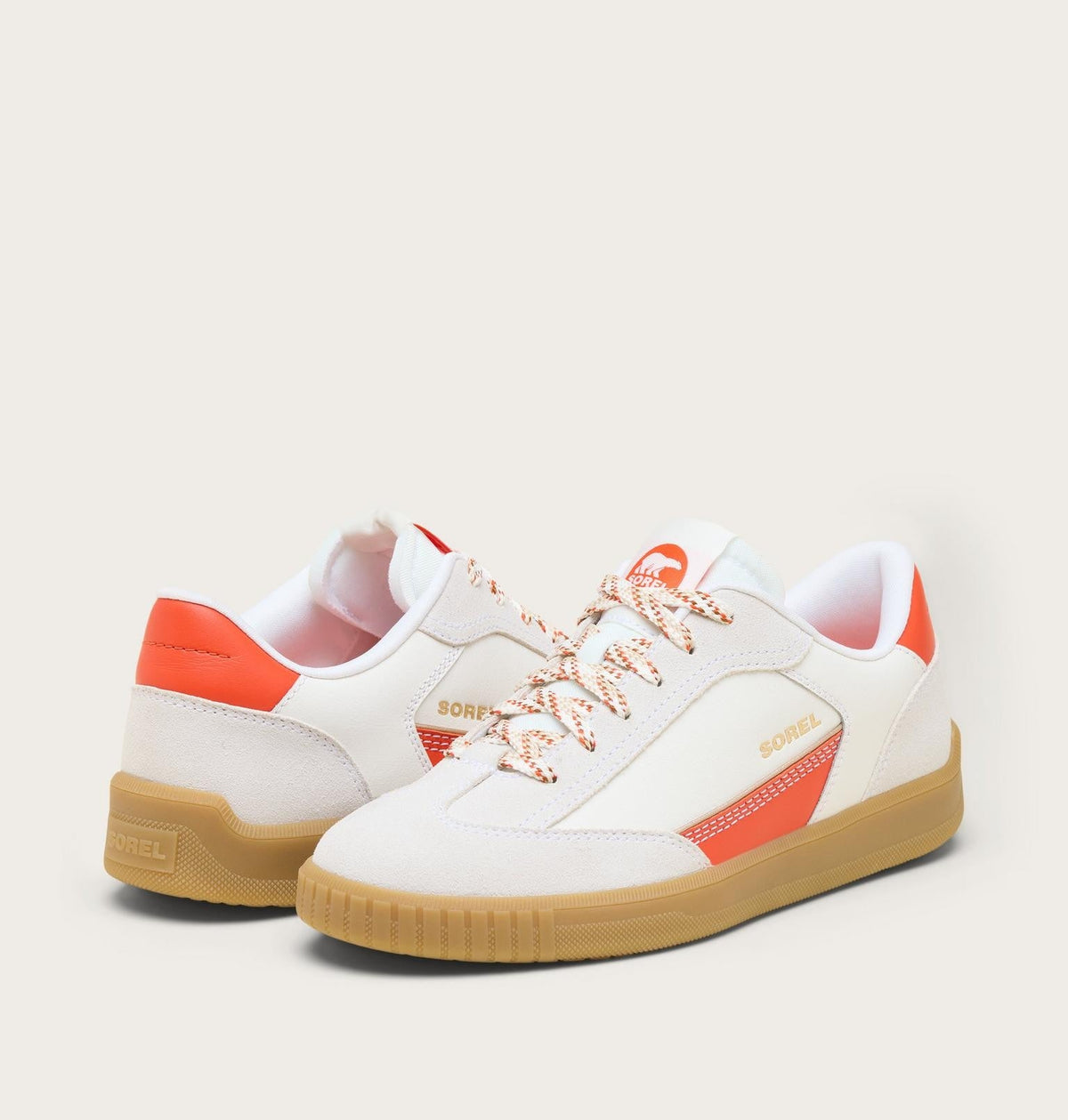 Ona™ Drift Women's Sneaker - Sea Salt, Crimson Fire