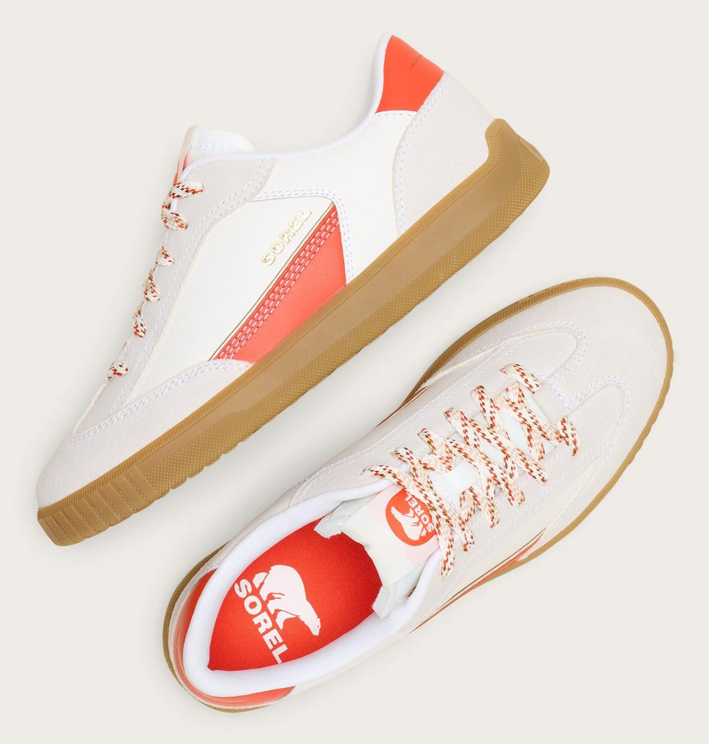 Ona™ Drift Women's Sneaker - Sea Salt, Crimson Fire