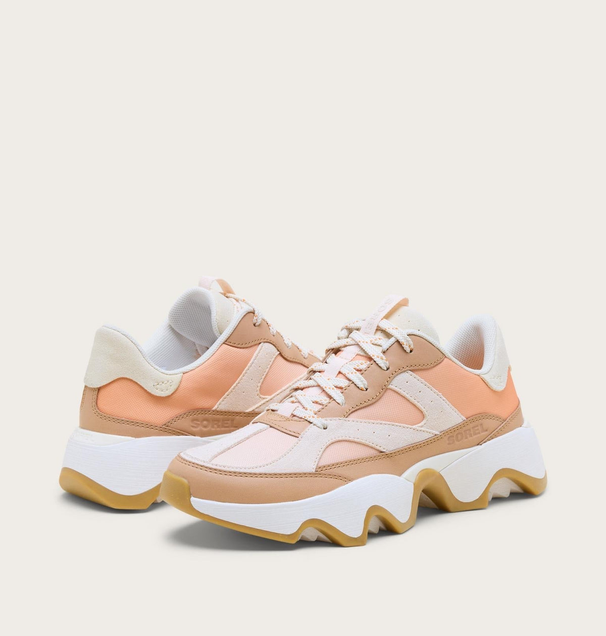 Kinetic™ Array Women's Sneaker - Honest Beige, White Peach
