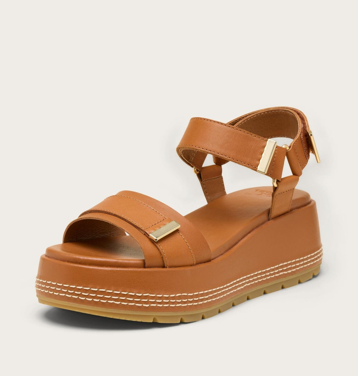 Sunpeak™ Platform Y-Strap Women's Sandal - Iced Tea, Gum 16