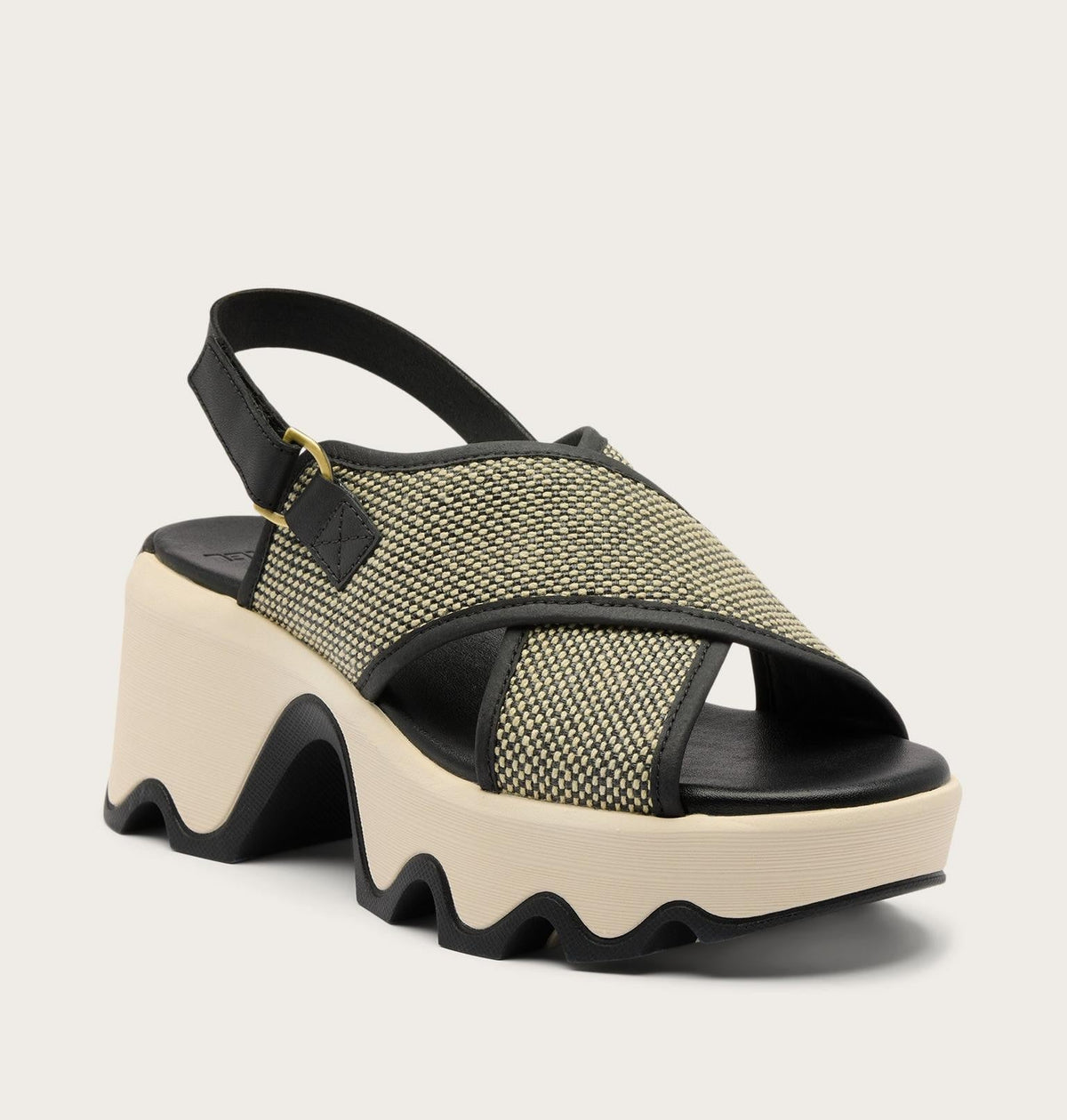 Kinetic™ Aura Slingback TXT Women's Sandal - Black, Bleached Ceramic
