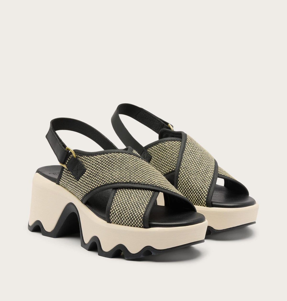 Kinetic™ Aura Slingback TXT Women's Sandal - Black, Bleached Ceramic