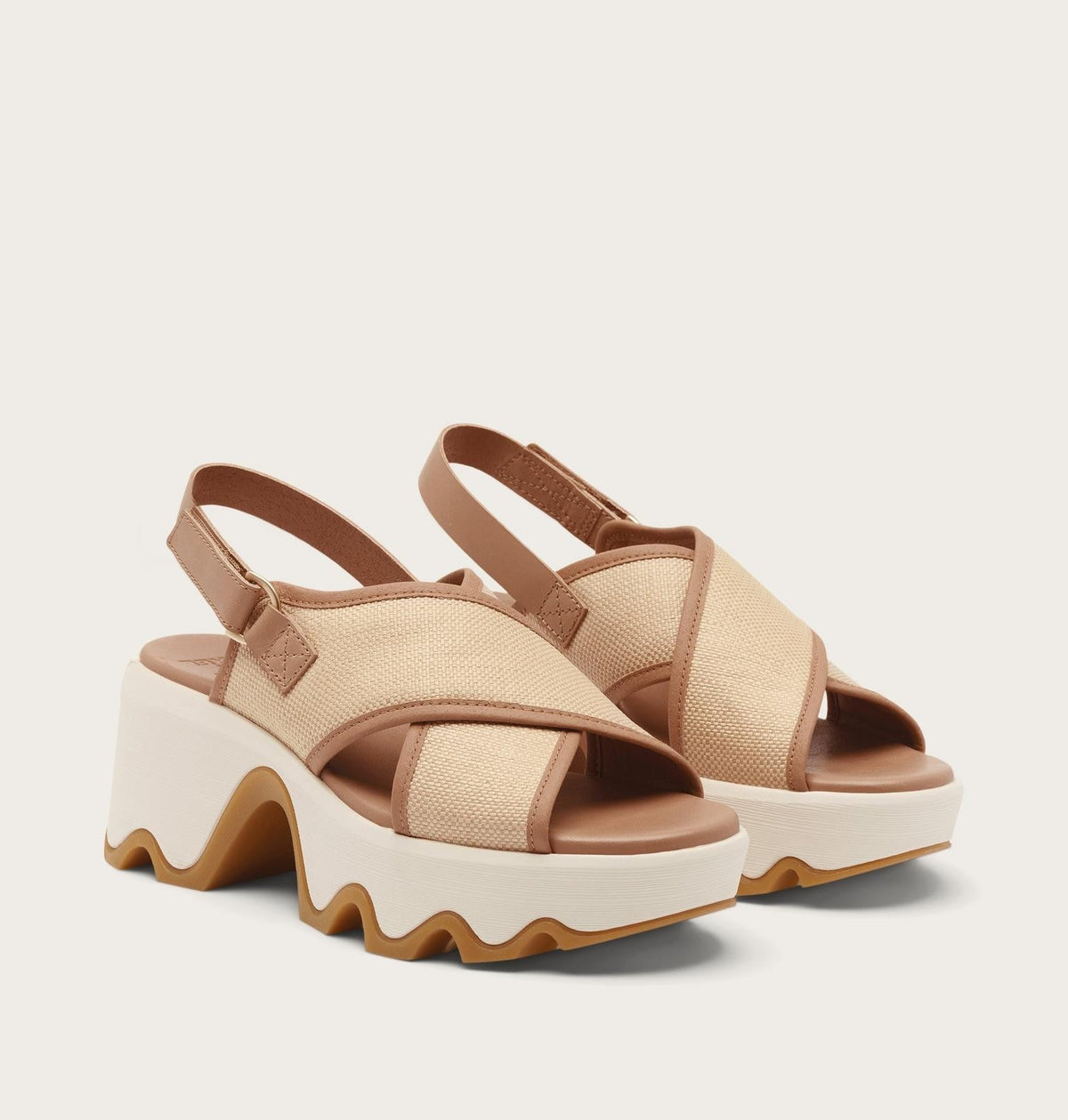 Kinetic™ Aura Slingback TXT Women's Sandal - Honest Beige, Gum 16
