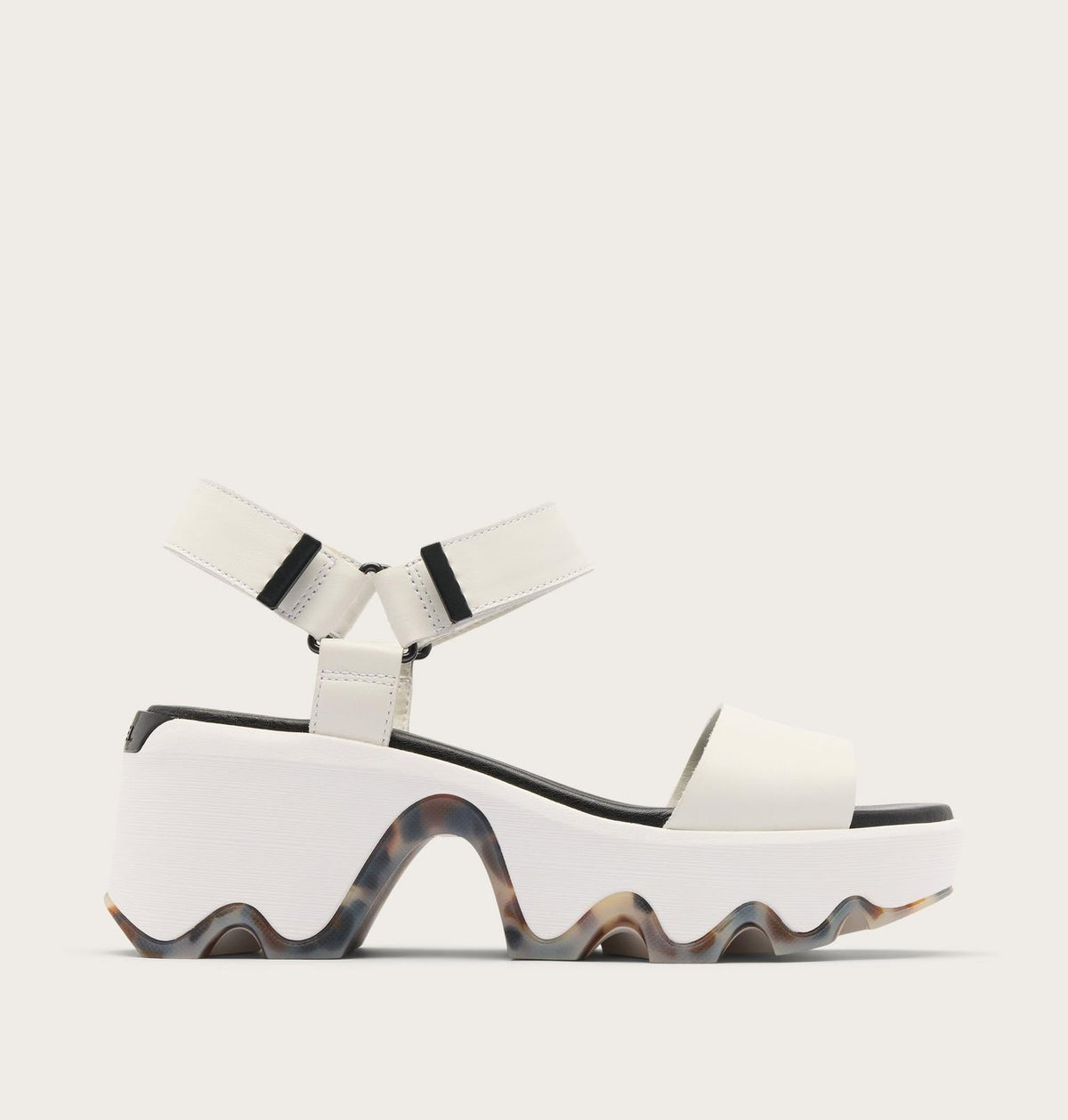 Kinetic™ Aura Y-Strap Women's Sandal - Sea Salt, Black