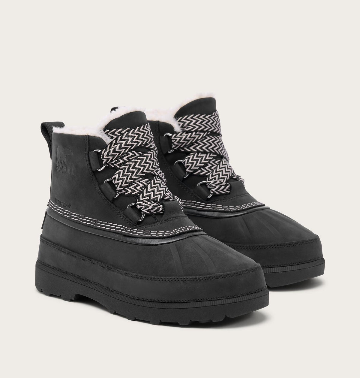 Ambler™ Fireside Chukka Women's Waterproof Boot - Black, Dark Stone