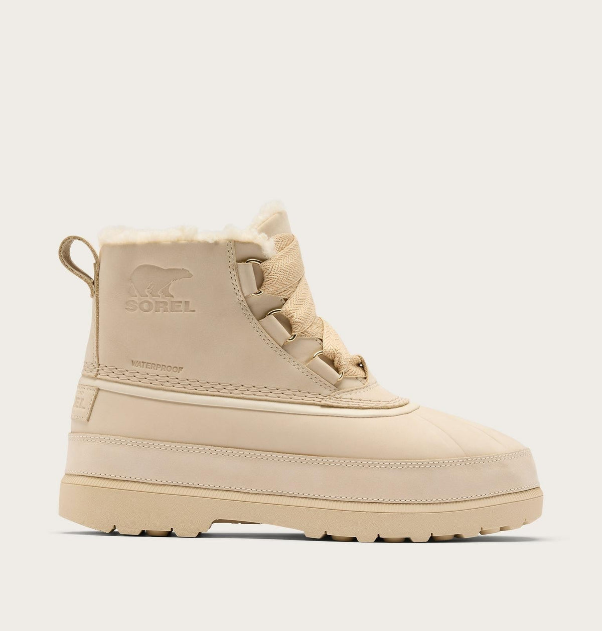 Ambler™ Fireside Chukka Women's Waterproof Boot - Bleached Ceramic, Warm Gold