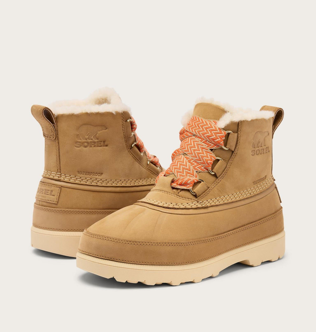Ambler™ Fireside Chukka Women's Waterproof Boot - Caribou Buff, Caribou Beige