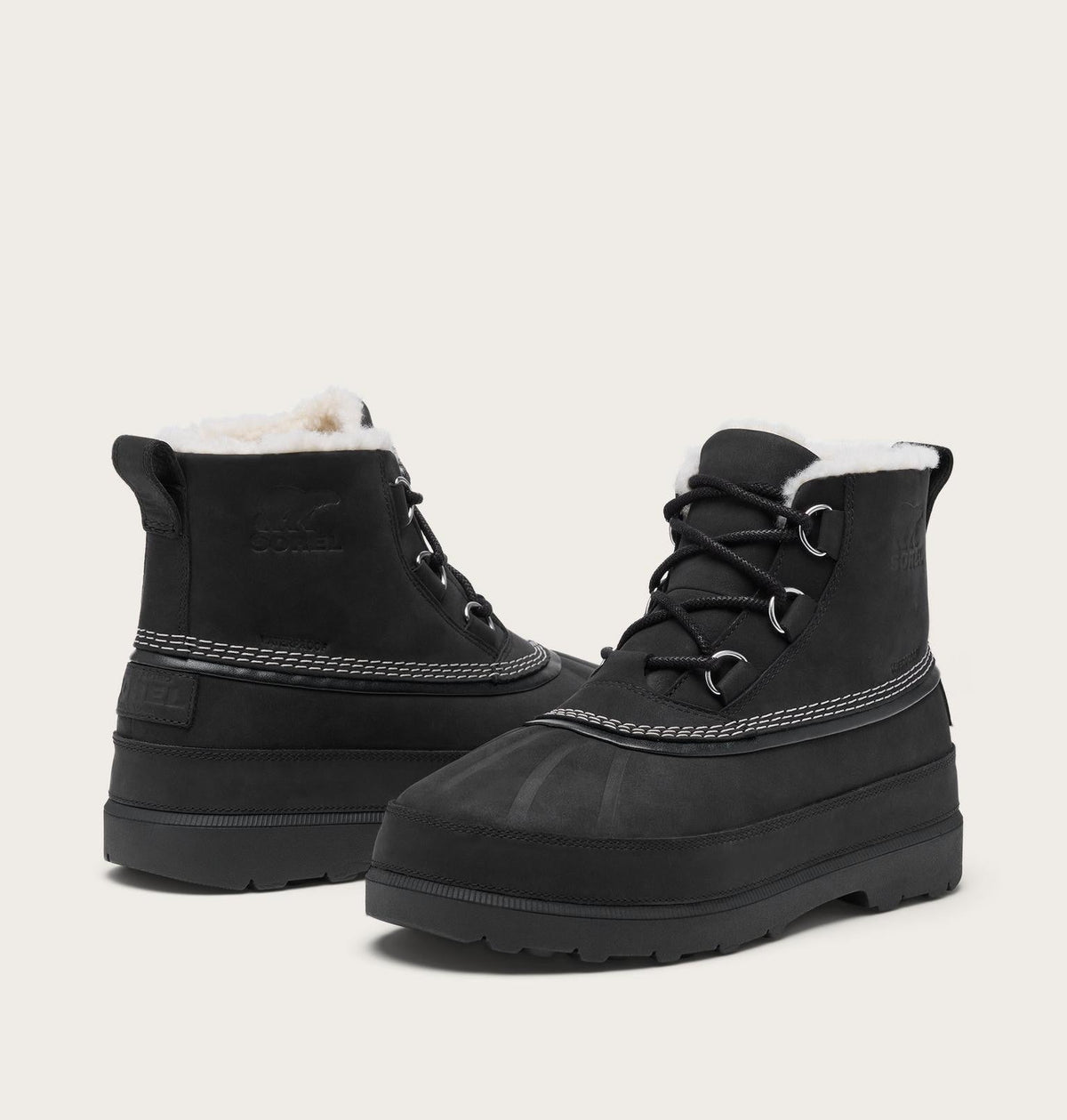 Ambler™ Fireside Chukka Men's Waterproof Boot - Black, Dark Stone