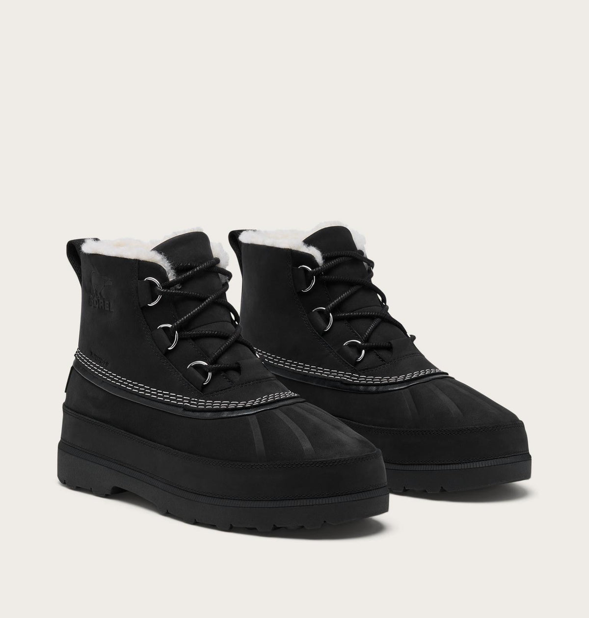 Ambler™ Fireside Chukka Men's Waterproof Boot - Black, Dark Stone