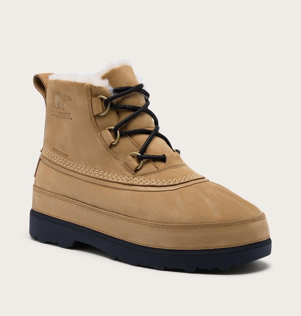 Ambler™ Fireside Chukka Men's Waterproof Boot - Caribou Buff, Black